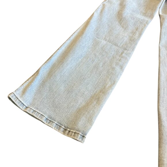 Judy Blue Straight Fit Light Wash Jeans Stretch Wide Leg Denim Size 27 Women's - Picture 9 of 11
